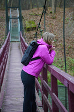 Įkelti vaizdą į galerijos rodinį, XL Juoda kuprinė