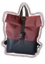 Įkelti vaizdą į galerijos rodinį, Kuprinė bordo priekis