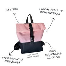 Įkelti vaizdą į galerijos rodinį, M Rožinė kuprinė