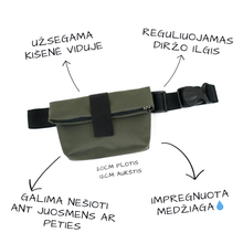 Įkelti vaizdą į galerijos rodinį, HAKI spalvos Tašiukas Per petį