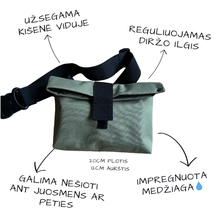 Įkelti vaizdą į galerijos rodinį, Žalsvas Tašiukas Per petį